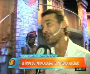 Pedro nota en Intrusos (Final de temporada de Abracadabra) - 06 de Marzo