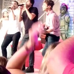 Pedro con Ciro el lunes en la 2da. función - 27  de Febrero