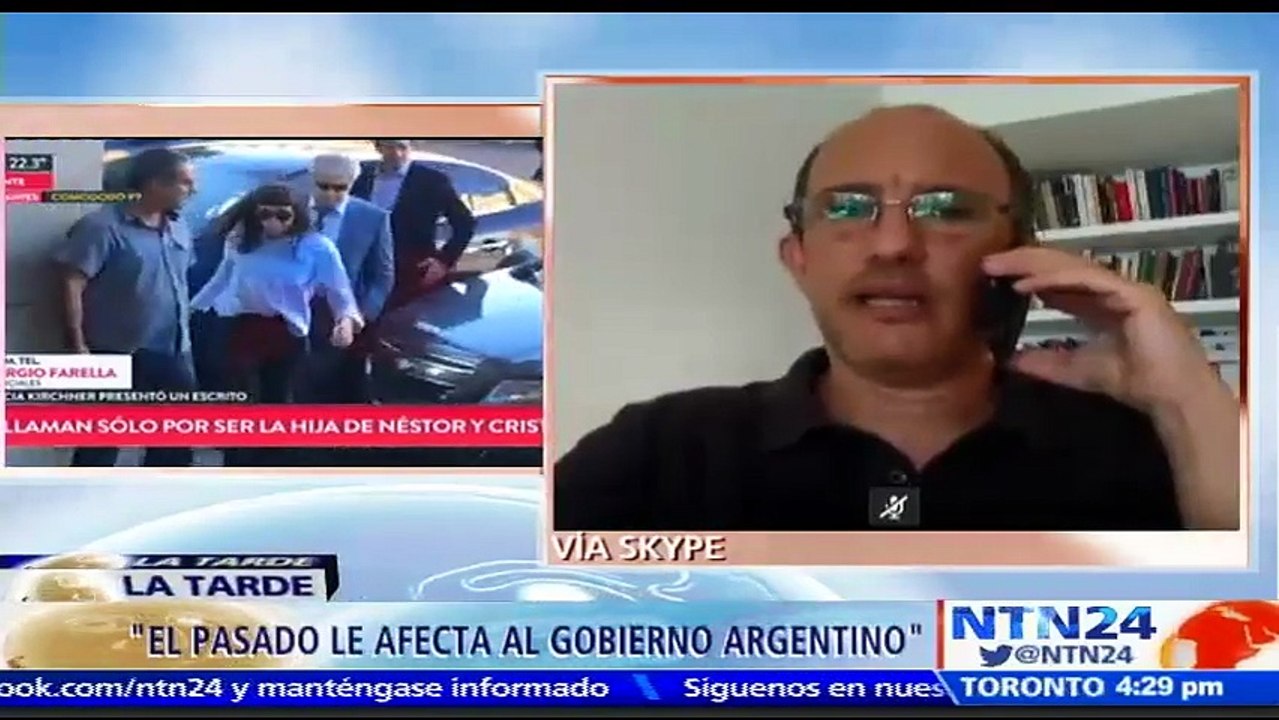Analista político Lucio Guberman dijo a NTN24 que caso contra Cristina Fernández en Argentina, “tiene un poco de judicia