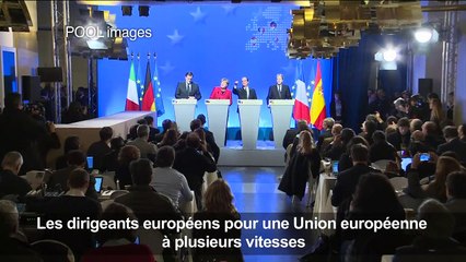 Les dirigeants européens pour une UE à plusieurs vitesses