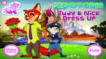 Zootopia Judy And Nick Dress Up - NEW Zootopia Game 2016 - Game for Kids HD