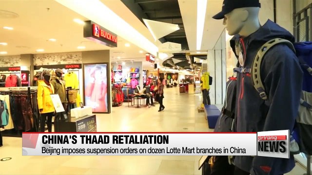 Beijing imposes suspension orders on Lotte stores