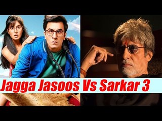 Download Video: Jagga Jasoos Vs Sarkar 3: Ranbir Kapoor Vs Amitabh Bachchan at Box Office | FilmiBeat