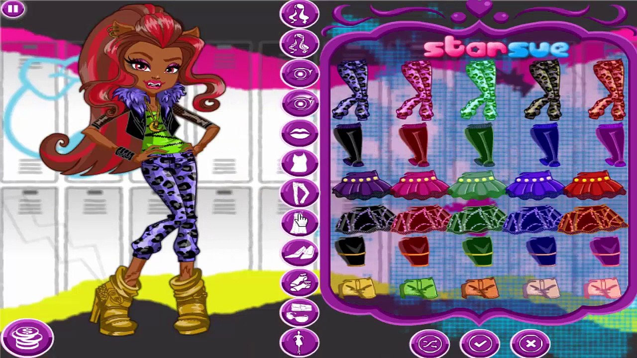Clawdeen Wolf Daugter of Werewolves - Monster High Games For Girls