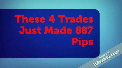These 4 Trades Just Made 887 Pips-Traders Elite-