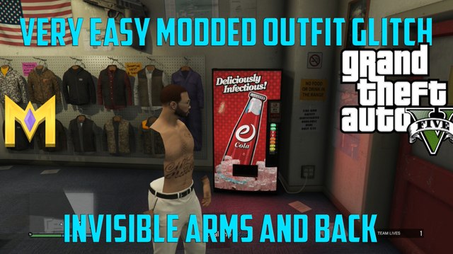 GTA 5 Modded Outfit Glitches - *EASY Invisible Modded Arms & Back - Modded Outfits Glitches