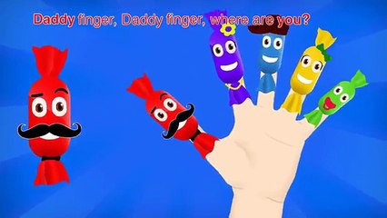 Candy Fan Finger Family Nursery Rhymes Lyrics