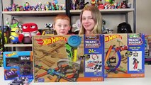 Hot Wheels Cars Track Builder System Stunt Kit & Starter Kit Hot Wheels Collection Kinder Playtime