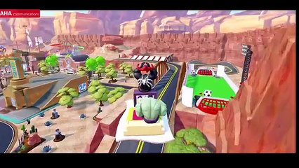 SPIDERMAN CARTOON MOVIE! Mini Spider Saved From JAIL ! HULK Smash CARS! Mickey Mouse FUN TIME