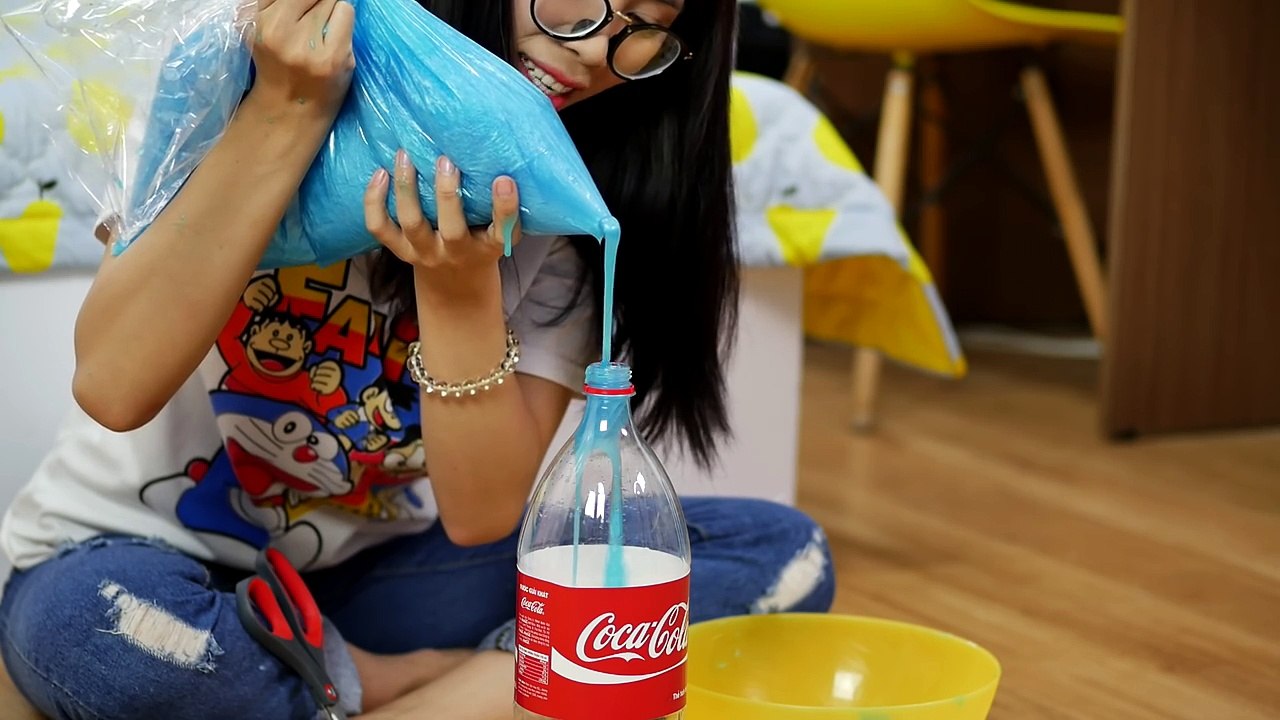 LÀM QUẢ BÓNG SLIME THEO CÁCH ĐƠN GIẢN (SQUISY KHỔNG LỒ)