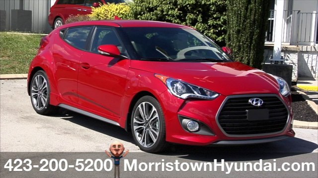 2016 Hyundai Veloster Turbo ECO Knoxville - Styling, Heated Seats & LCD Touchscreen at Morristown Hyundai