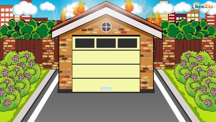 Car Cartoons. Fire Truck for kids. Racing Cars on the Playground. Monster Truck & Car Service