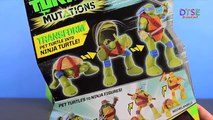 TEENAGE MUTANT NINJA TURTLES TMNT Pet to Ninja MUTATIONS unboxing and How to by DTSE Ditzy