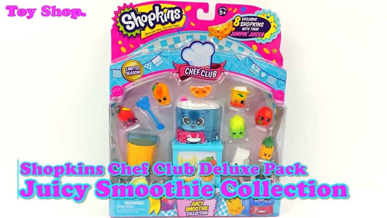 SHOPKINS SEASON 6 Chef Club - Juicy Smoothie Collection - 8 Exclusive Shopkins #ShopkinsSeason6