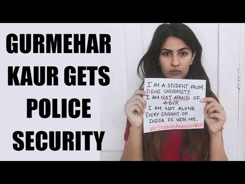 Gurmehar Kaur gets security from Jalandhar Police | Oneindia News