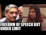 Gurmehar Kaur row: Manohar Parrikar believes in freedom of expression within legal limits