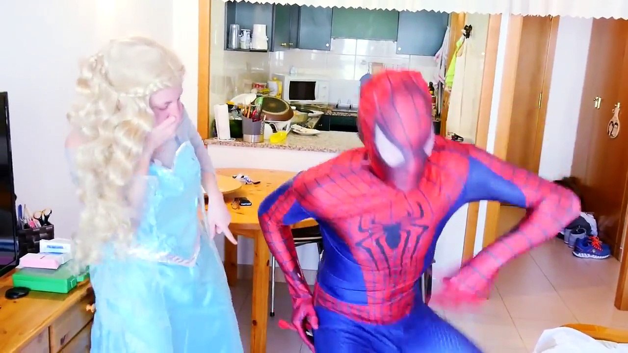 Pink Spidergirl Pregnant & Spiderman Stop Motion Play Doh Spiderbaby Superheroes Prank Vid