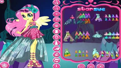 Crystal Gala Fluttershy: Equestria Girls Video: My Little Pony Games