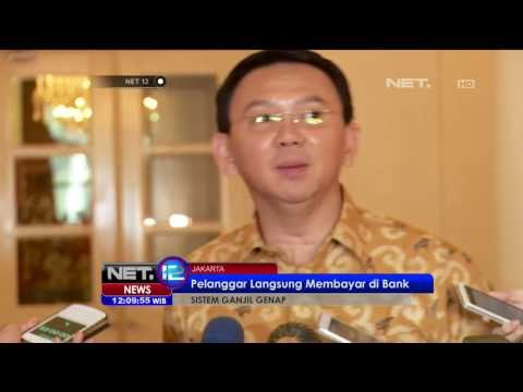 Pelanggaran Pertama Sistem Ganjil Genap - NET12