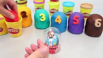 Play Doh Surprise Eggs Number Playdough Toy 플레이도우 서프라이즈 에그 와 뽀로로 폴리 타요 장난감 YouTube