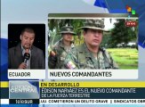 Ecuador: Rafael Correa nombra a nuevo comandante general del Ejército