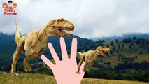 Skeleton Burger And Dinosaur Finger Family | Kids Nursery Rhymes | Dinosaur Colors Learnin
