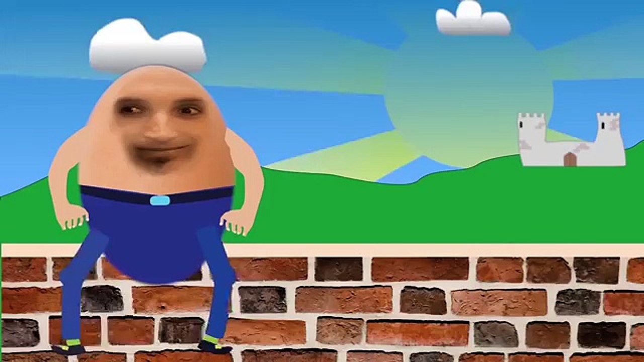 Humpty Dumpty Sat on a Wall - Super Fast Short nursery rhyme for kids