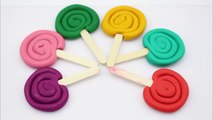 Learn Colors with Play Doh Hello Kitty Candy Lollipops & Molds Fun & Creative for Kids Egg
