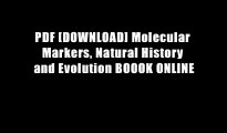 PDF [DOWNLOAD] Molecular Markers, Natural History and Evolution BOOOK ONLINE