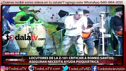 Locutores de la Z-101: Romeo necesita ayuda psicológica-Famosos Inside-Video