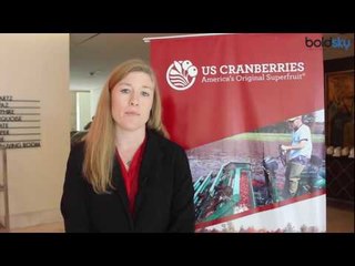 Karen Cahill, Communication Specialist, US Cranberries at a seminar in Bengaluru