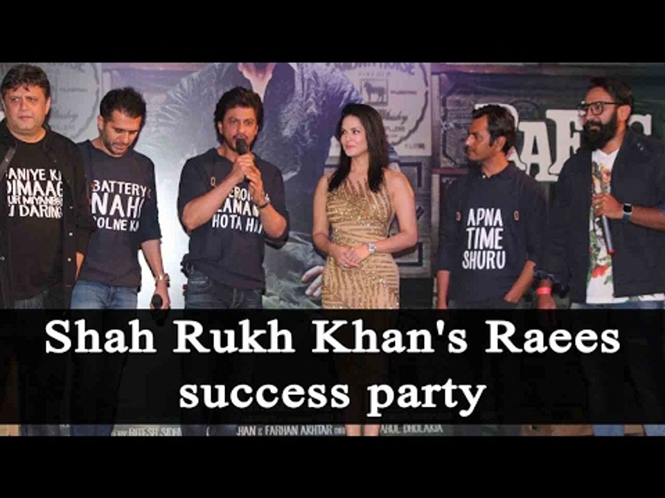 Shahrukh Khan's Raees success party | Sunny Leone | UNCUT, Watch Full Video | FilmiBeat