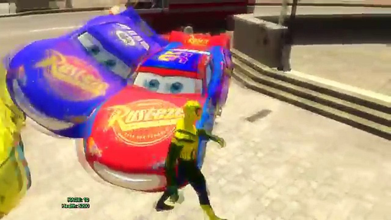 New Style Spiderman Crazy Stuff and Funny Moments with McQueen Disney Cars Pixar | Nursery Rhymes