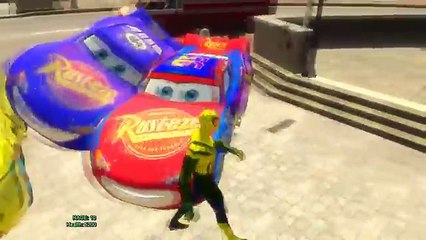 New Style Spiderman Crazy Stuff and Funny Moments with McQueen Disney Cars Pixar | Nursery Rhymes
