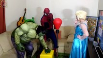 Bloody FROZEN ELSA Superhero Prank Goes Wrong | Superheroes in Real Life Play Doh Stop Mot