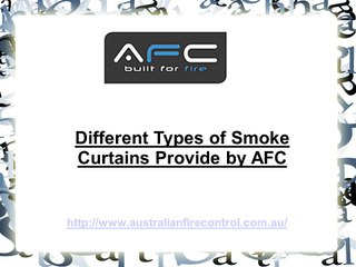 Fire Rated Smoke Curtain Systems