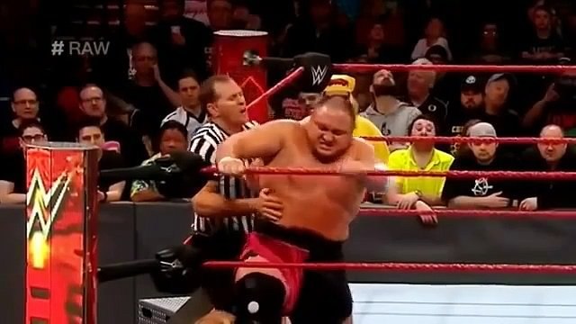 Chris Jericho vs Samoa Joe Full Match - WWE Raw 6 March 2017
