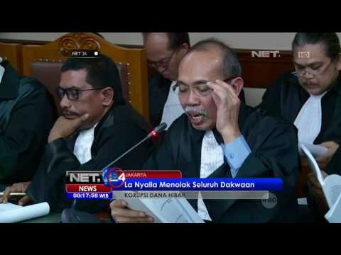 La Nyalla Menolak Seluruh Dakwaan Jaksa Penuntut Umum - NET24