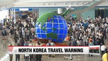 U.S. urges citizens to avoid traveling to North Korea