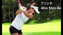 【アンシネ】Ahn Shin Ae ドライバー,アイアン,スイング解析 golf swing