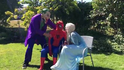 Evil Elsa vs Pink Spidergirl Kiss Spiderman Compilation Fun Superhero Kids In Real Life In