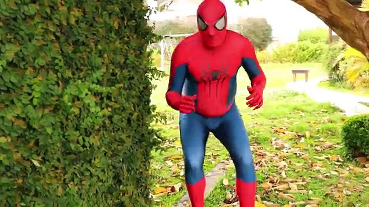 Frozen Elsa VAMPIRE TOILET ATTACK! w/ Spiderman Joker Maleficent Princess Anna Toys! Superheroes IRL