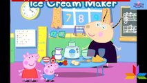 Peppa Pig Ice Cream Peppa Enjoying Ice Cream with George, Daddy Pig Mummy Pig