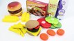Dough Burger Deli Set Play Doh Hamburger Hot Dog French Fries Playdough Fast Food Plastili