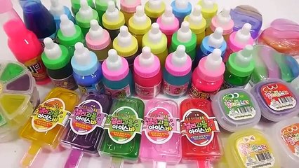 DIY Combine All the Colors Slime Big Poop Learn Colors Slime Clay