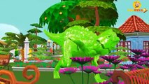 3D Dinosaurs Color Songs for Children | Finger Family Rhymes Dinosaur Cartoon Colors for k