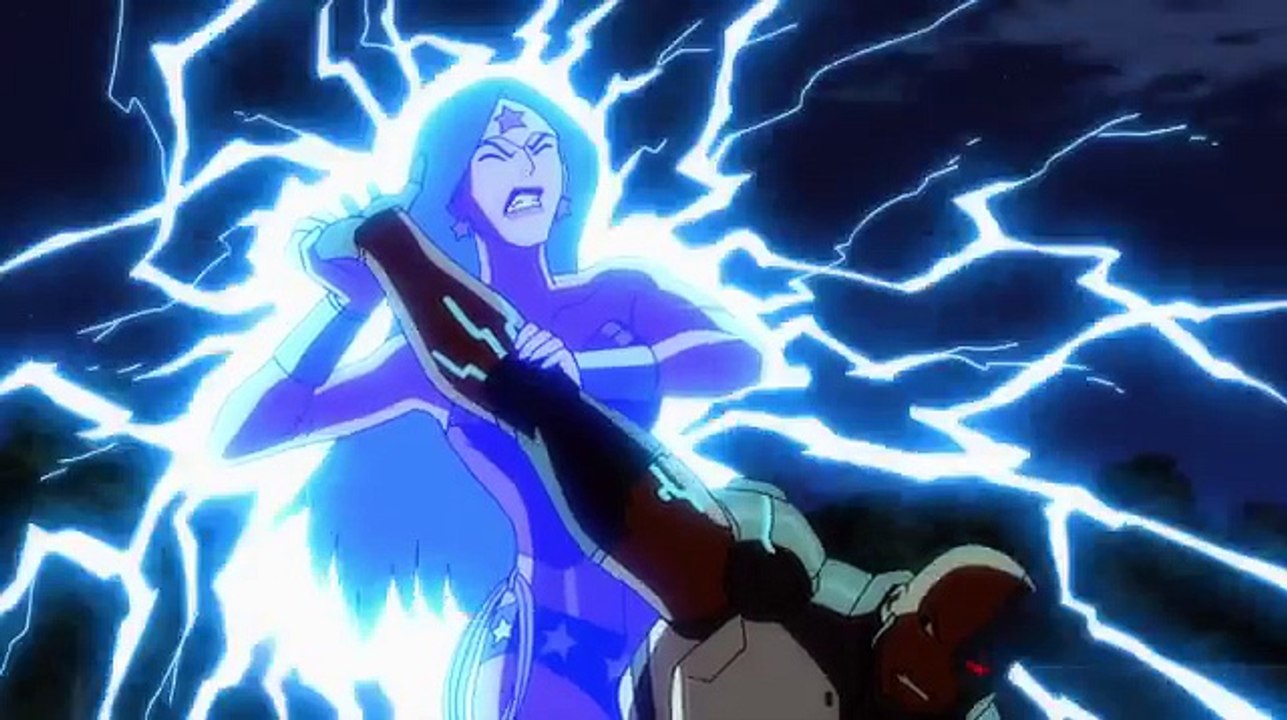 La liga de la justicia - Perdición (Cyborg & Mujer Maravilla vs. Vándalo salvaje)