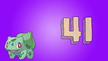 Learn Numbers 1-100 with Pokemons Bulbasaur