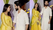 Shahid Kapoor And Mira Rajput At Mandana Karimi's Wedding Reception