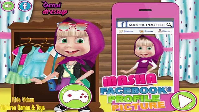 Baby Games Online - Masha Facebook Profile | Dress Up Games - Маша и Медведь
